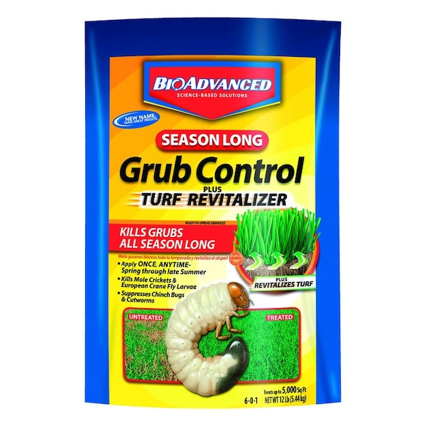 BioAdvanced Season Long Grub Control Plus Turf Revitalizer Granules 12 lb